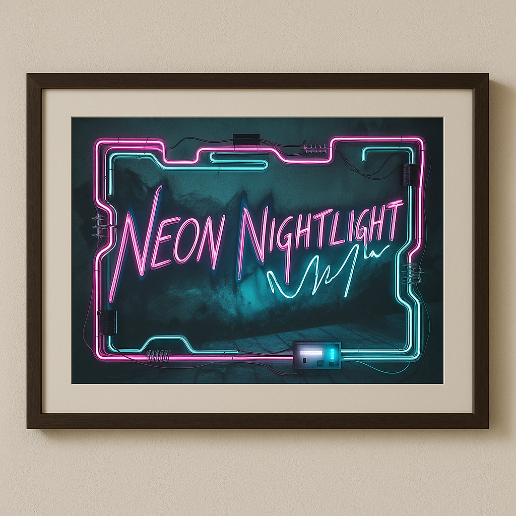 Neon Nightlight 16X20 Matte Poster