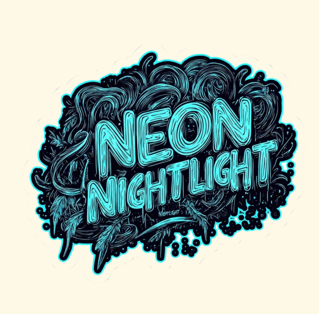 Neon Nightlight Sticker